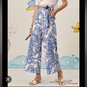 The Tie Waist Wide Leg Pants